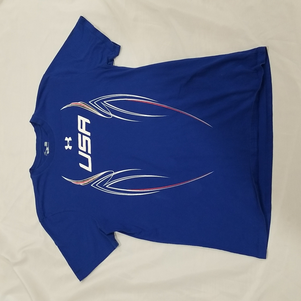 HeatGear Mens Large Shirt. Blue